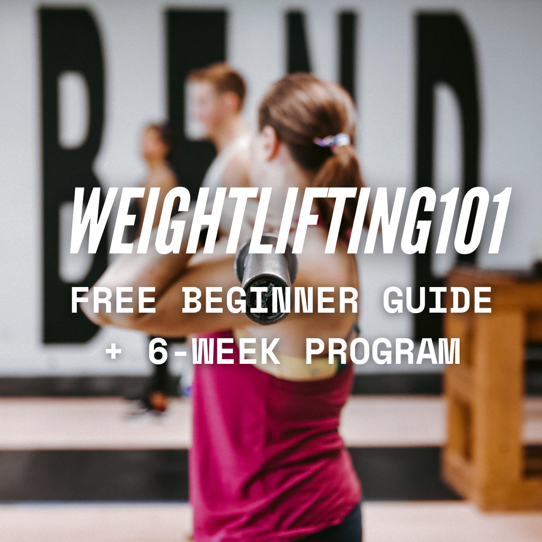 Weightlifting101 FREE Beginner Guide + 6-Week Program
