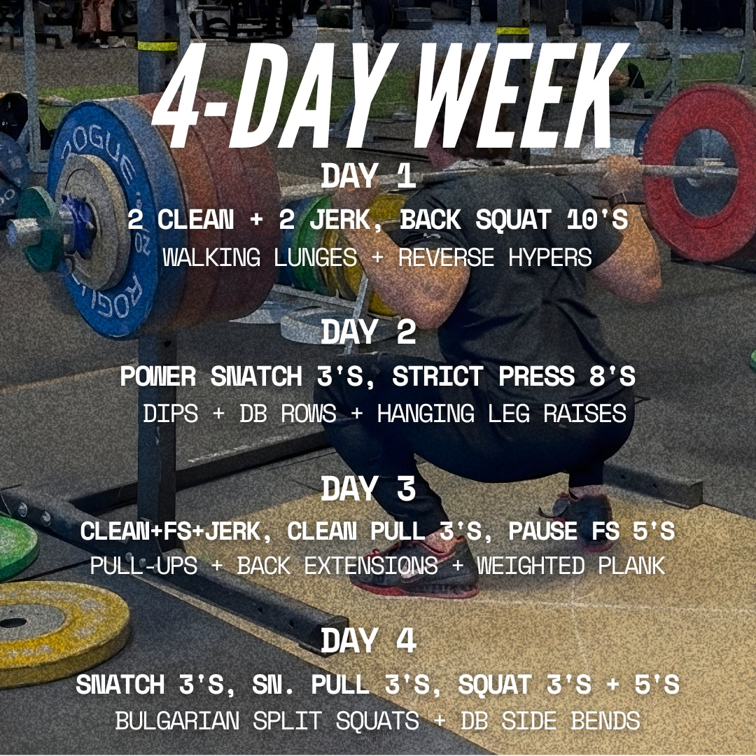 THE SQUAT PROGRAM (4-DAY)